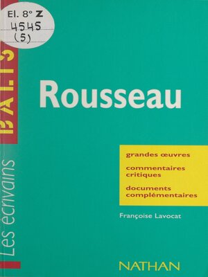 cover image of Rousseau